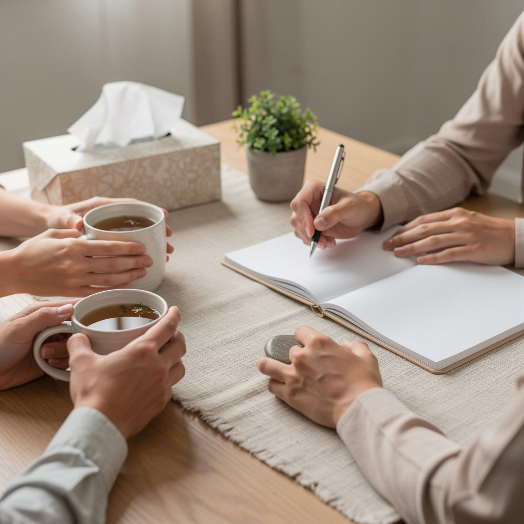 Family therapy session at Wellness Therapy Center in Santa Barbara, fostering communication and healing for relationships